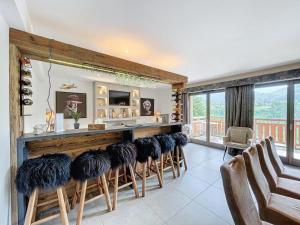 Część wypoczynkowa w obiekcie Les Trois Chaufatons - Chalets Boutiques
