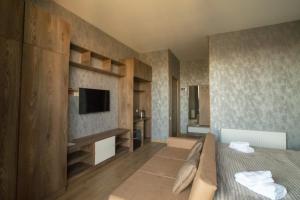 TV a/nebo společenská místnost v ubytování Prestige Guest House