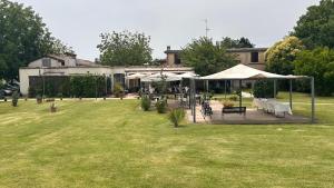 A garden outside Agriturismo IL BORGHETTO