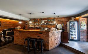 Lounge nebo bar v ubytování Хостел-готель Кремзлик