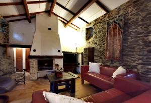 Χώρος καθιστικού στο La Franquerie, calme et nature au cœur des Cévennes