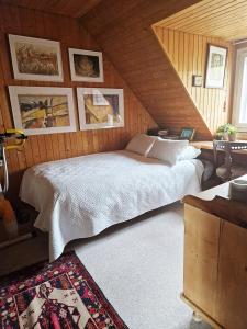 Postel nebo postele na pokoji v ubytování Irchel Residence