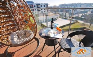 Balkón alebo terasa v ubytovaní SPA Polanki PARK Nemo Apartamenty Kołobrzeg