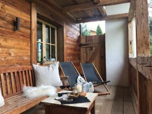 Część wypoczynkowa w obiekcie Chalet Tannenhof