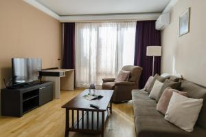 Χώρος καθιστικού στο VIP Apartments Sofia
