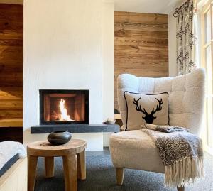 Część wypoczynkowa w obiekcie Chalet Tannenhof