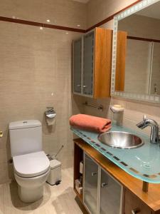 Koupelna v ubytování Appartement à Ordino