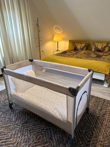 Postel nebo postele na pokoji v ubytování Remedium Appartements