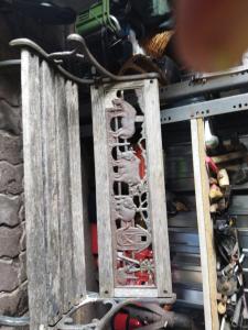 a shelf filled with lots of tools in a garage at Poland all city luxry hotele apartament and houses in Biechówko