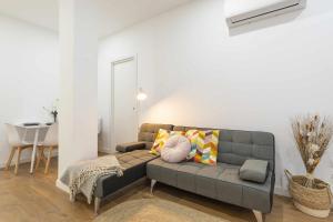 Posezení v ubytování Beach garden apartment