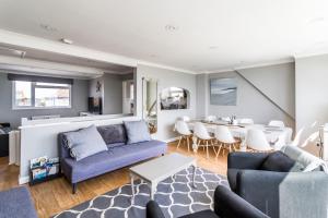 Χώρος καθιστικού στο Seascape Beach House Hayling Island