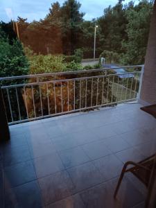 Balkón nebo terasa v ubytování Apartments Lana