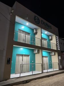 Budova, kde se aparthotel nachází