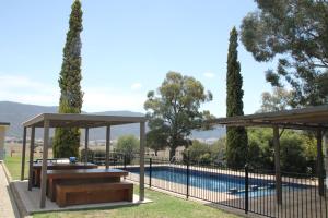 Swimming pool sa o malapit sa Mountain View Motel