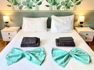 Postel nebo postele na pokoji v ubytování Eleana Apartments