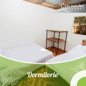Postel nebo postele na pokoji v ubytování Cabaña el Guayabal
