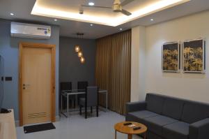 Posezení v ubytování JBR Residency