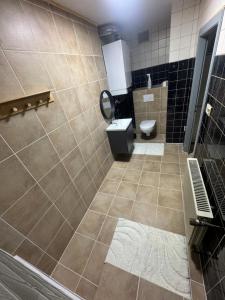 Koupelna v ubytování Schelder Gästezimmer