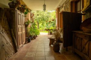 Zahrada ubytování Casa María Berna