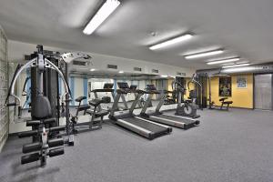 Fitness centrum a/nebo fitness zařízení v ubytování Hotel Šariš