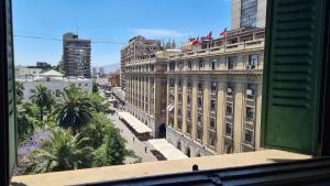 Nespecifikovaný výhled na destinaci Santiago nebo výhled na město při pohledu z apartmánu