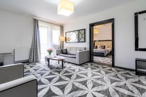 Posezení v ubytování ApartHotel Tatry de Luxe FizjoMedical & Spa