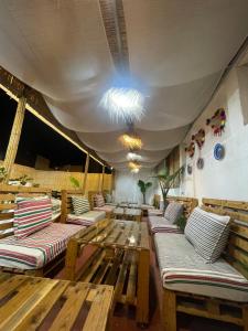 Posezení v ubytování Riad Al Borj