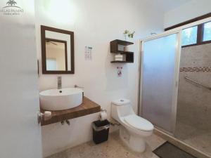 Koupelna v ubytování Villas Palmar Holbox