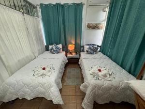 Letto o letti in una camera di Casa Willow Spacious And Relaxing Property
