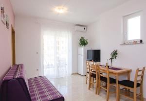 TV a/nebo společenská místnost v ubytování Apartments Ljuba
