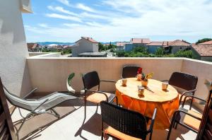 Balkón alebo terasa v ubytovaní Apartments Brane