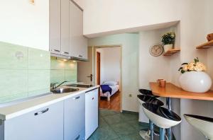 Kuchyňa alebo kuchynka v ubytovaní Apartments Brane