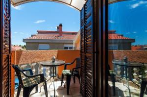 Balkón alebo terasa v ubytovaní Apartments Brane