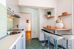 Kuchyňa alebo kuchynka v ubytovaní Apartments Brane