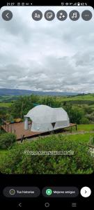 Příroda nedaleko luxury tent