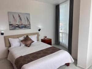 Giường trong phòng chung tại Carliza Nature Lodge