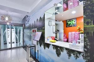 Kuchyň nebo kuchyňský kout v ubytování Cheongju SUM HOTEL