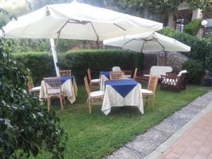A garden outside Villa Betta