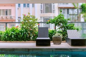 Bazén v ubytování Grand Sea Hotel Danang nebo v jeho okolí