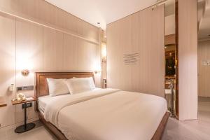 Hotel Lemong客房内的一张或多张床位