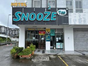 Certifikát, hodnocení, plakát nebo jiný dokument vystavený v ubytování Snooze TOO