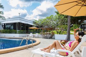 Bazén v ubytování Peace Garden Resort, Koh Samui nebo v jeho okolí