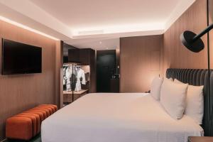 Postel nebo postele na pokoji v ubytování Doubletree By Hilton Lima San Isidro