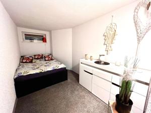 Kuchyň nebo kuchyňský kout v ubytování Apartament z Jacuzzi Rotembark