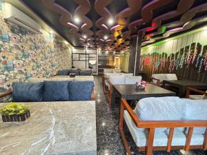 Posezení v ubytování Hotel Kishan