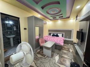 Posezení v ubytování Hotel Kishan
