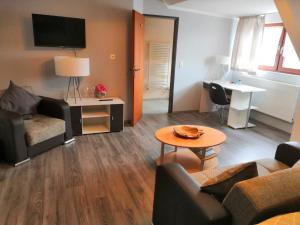 Χώρος καθιστικού στο Hotel Zur Schmiede