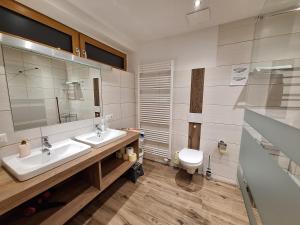 Koupelna v ubytování Ferienhaus Bernadette