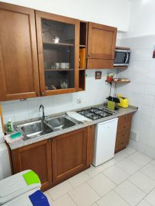 Kuchyň nebo kuchyňský kout v ubytování Big family bed & breakfast