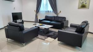 TV a/nebo společenská místnost v ubytování Residence Le Carat